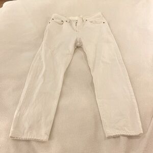 Levi’s White 501